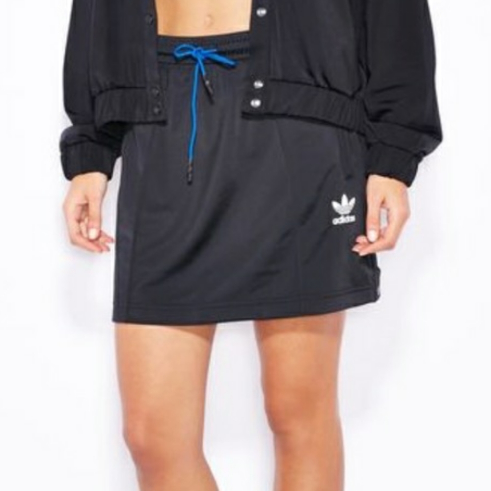 adidas Originals snap button mini skirt